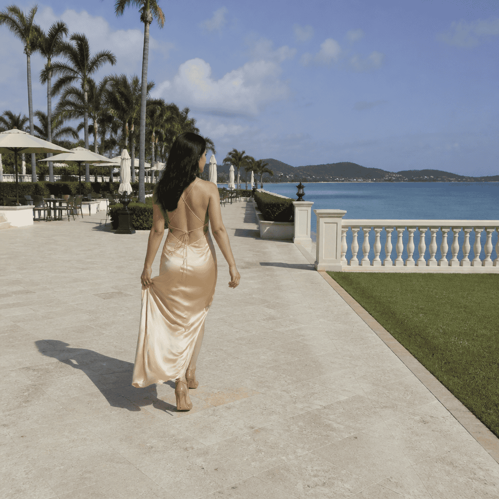 Flowing Silhouettes and Luxe Fabrics Perfect for After Dark Resort Fashion